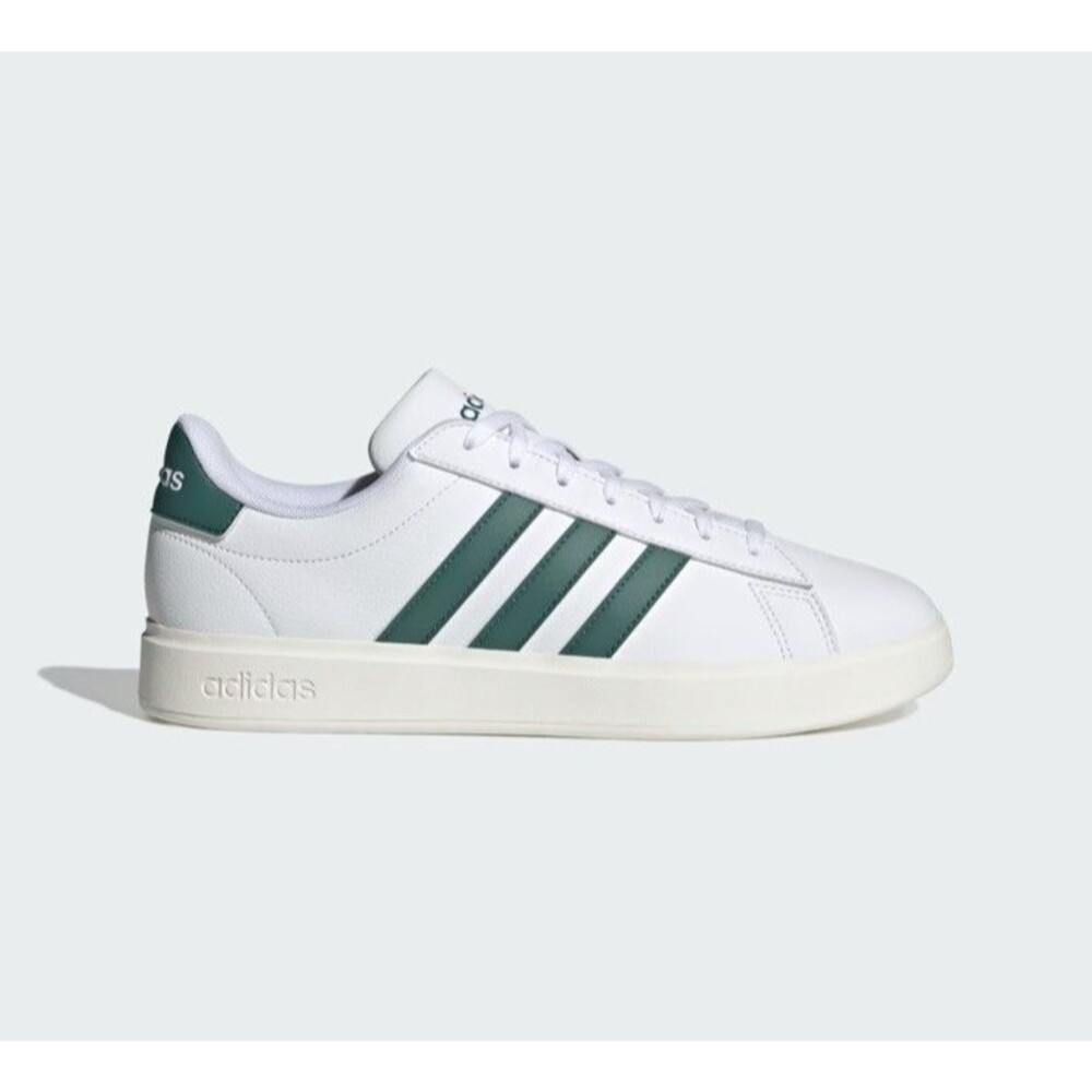 Adidas Men's Grand Court 2.0 'Cloud White Collegiate Green' Shoes Size 11
